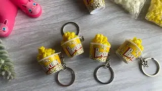 LLAVEROS DE POPCORN 😍COLAB BEEBEECRAFT