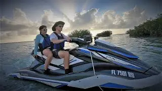 TOUR FLORIDA KEYS on YAMAHA WaveRunner / Waterskiing and Toilet Run