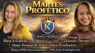Martes Prof&eacute;tico: Profeta Bitia de Garcia | nvitada Especial: Profeta Wanda Urrutia.