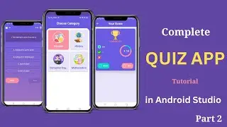 How to Make Quiz App in Android Studio | Quiz app android studio | Part 2