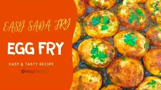 Crispy fried egg in just minutes 🍳🔥 #eggfry #boiledeggfry #shorts #masala eggfry #spicyeggfry 
