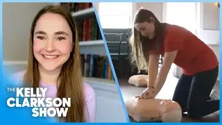 Kelly Clarkson Meets Boston Teen Teaching CPR In Restaurants!