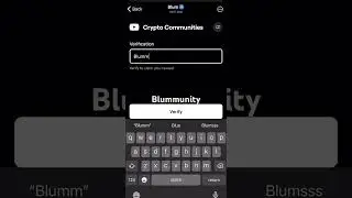Crypto communities Blum code || Blum Verify Code | Blum today Video Code | Blum Code #blumverifycode