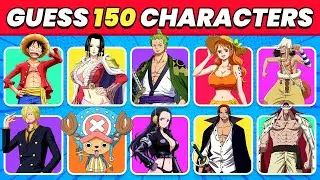 Guess 150 One Piece Anime Characters In 5 Seconds | Anime Quiz 🏴&zwj;☠️