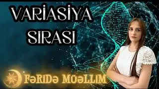 Biologiya dərs: Variasiya sırası