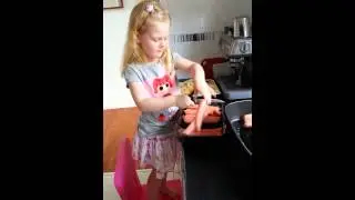 Chef Express cutting up sausages