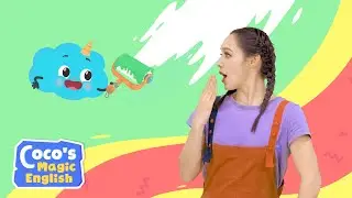 Coco gets Colorful | Mina and Coco | Learn Colors - red, yellow and green | Coco's Magic English