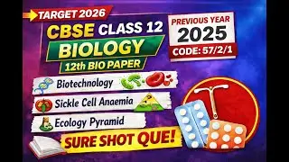 CBSE Class 12 Biology 2025 PYQ (57/2/1) Solved | Sure Shot Questions | Bio Journey with Salma