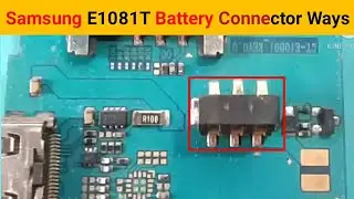 Samsung GT E1081T Battery Connector Jumper Ways Solution