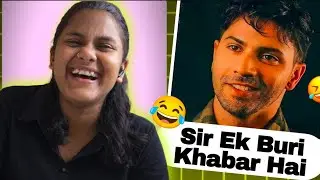 Varun Dhawan Smile Memes ( Sir Ek Bhuri Khabar Hai)😂😂#viral #funny #youtube #reaction 