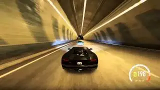 Aventador and a 458 wide open