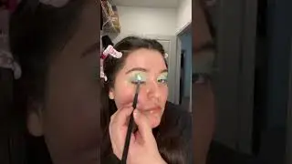 Mint to be Colourpop eyeshadow palette 💚 #shortsfeed #makeupshorts #makeup #mint #colourpop