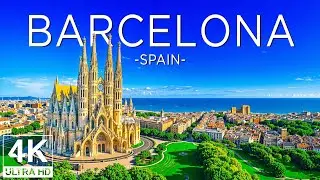 Barcelona 4K - Relaxing Music with Stunning Cityscapes and Mediterranean Charm - Ultra HD Video