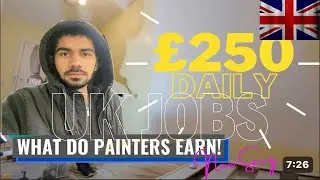 Painting Job In UK 🇬🇧// &pound;250/day😱 how to start painting job in uk 
