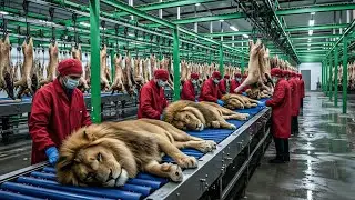 Inside the Lion Leather Factory  How Rare Luxury Products Are Made (Documentary Process)