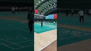 practice in a best badminton club in Tianjin china