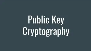 Public Key Cryptography