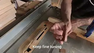 How to cut wood wedges with a table saw