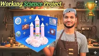 How to Make a Working Rocket Model | Easy Science Project |