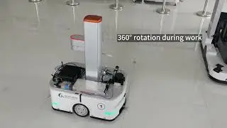 AGV+Robot Arm for Palletizing