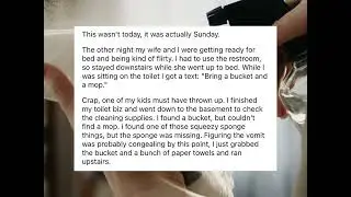 TIFU by misunderstanding a text from my wife... (u/Crudbum)