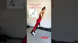 Back Extensions ❤️ #workout #fitness #women #shorts