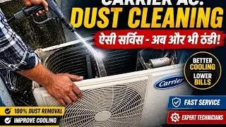 Carrier outdoor unit cleaning | Carrier ac outdoor unit service | Carrier ac