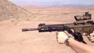 LWRC M6 A2 with the Battlecomp muzzle device