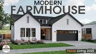 Texas Style Modern Farmhouse Tour | How Does This Layout Solve Storage & Flex Living?