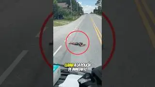 &iquest;Por qu&eacute; est&aacute; esta anciana tirada en la carretera⁉️😱