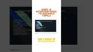 NODE JS BASIC TO ADVANCE || NODE JS
