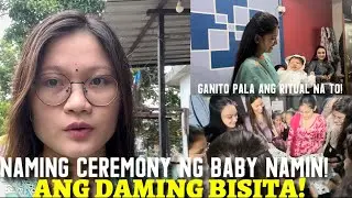NAMING CEREMONY NG BABY NAMIN! ANG DAMING BISITA