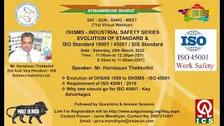 EVOLUTION OF STANDARD &  ISO Standard 18001 / 45001 / BIS Standard| Sat Gun Sang