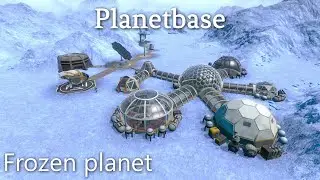 Establishing a self-sufficient base before everything goes wrong -Planetbase (Class F-Frozen Planet)