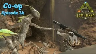 Rocket Launcher Vs. Desert Cave | Ark: Lost Island Co-op Episode 28 | Let's Play