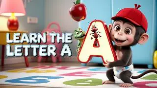 Learning Letter A | ABC Alphabet Song for Kids | Candy & Friends Nursery Rhymesd