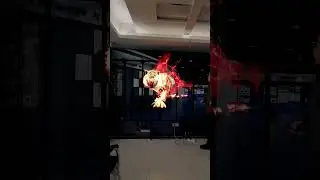 Fire tiger #fire #tiger #3D #ledfan #holographic #fyp