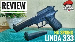 Review Mainan tembak kokang LINDA 333 HG spring