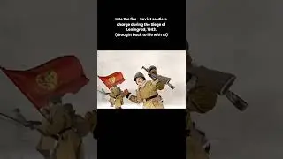 Colorized Historic WW2 Footage: Soviet Soldiers Charge During Leningrad Siege &ndash; 1943 #wwii #war