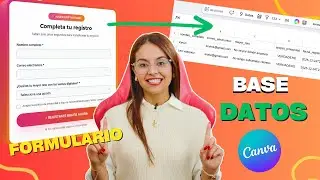 HOW TO CREATE LANDING PAGES AND FORMS WITH CANVA AI + DATABASE WITHOUT CODE