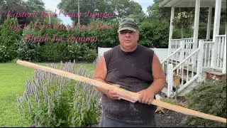 Eastern Red Cedar Juniper log to Fire Hardened Bow Blank Joe Zummo