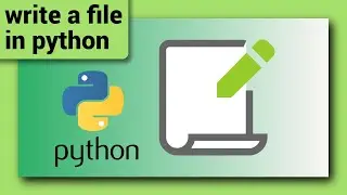 How To Write A File In Python