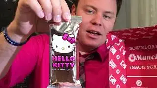 HELLO KITTY CHOCOLATE WAFER STRAW JAPANESE SNACK REVIEW