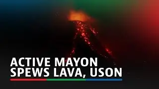 Active Mayon spews lava, uson; effusive eruption hits 3-week mark | ABS-CBN News