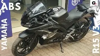 2019 Yamaha R15 V3 ABS 🔥 | dark knight | detailed review | price | features | specs !!!
