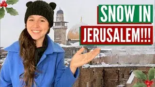 JERUSALEM AS YOU HAVE NEVER SEEN IT! Walking through Jerusalem in the SNOW!