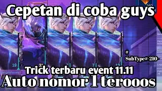 TRICK Terbaru event 11.11 | diamond kuning mobile legend 2021