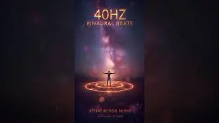40Hz Binaural Beats for MANIFESTATION & Positive Energy | Law of Attraction Music