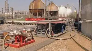 Crude oil washing system