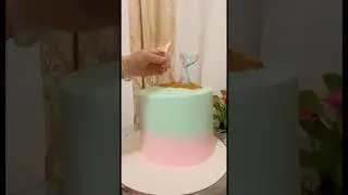 HOW TO MAKE MERMAID CAKE AND CUPCAKES #viralvideo #cakeart #cake #viral #dessert #cakemaking